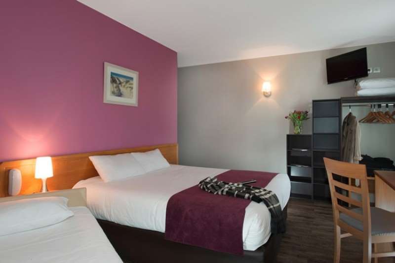 Brit Hotel Les Alizes Порник Ресторан фото